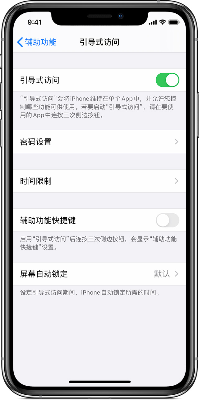 洛南苹果手机维修分享如何在 iPhone 上退出引导式访问 