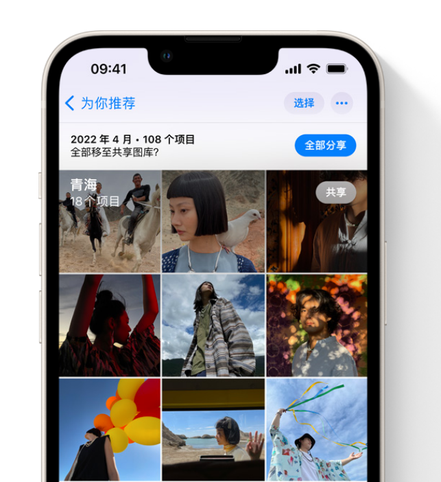 洛南苹果维修网点分享在 iPhone 上使用共享图库 