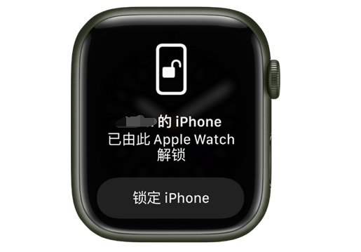 洛南苹果手机维修分享用 AppleWatch 解锁配备面容 ID 的 iPhone方法 